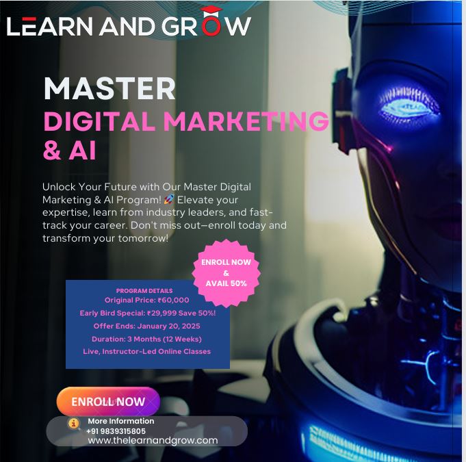 Master Digital Marketing and Artificial Intelligence (AI)